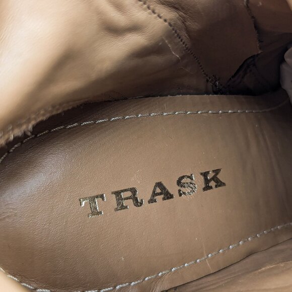 Trask Women Elena Snake Print Leather Western Cowboy Wide Calf Boots size 10 - Picture 8 of 11